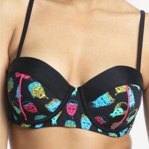 Universal Monsters Hot Topic Heads Bikini Top Medium New with Tags